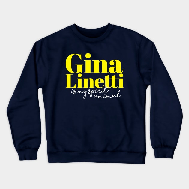 gina linetti Crewneck Sweatshirt by disfor